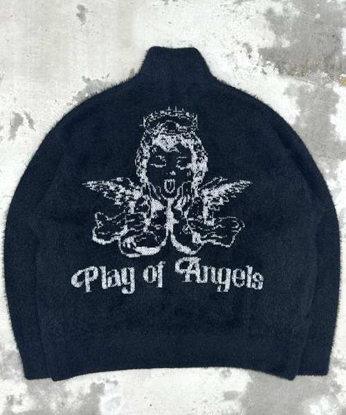 A‘gem 9(エージェムナイン)の「A'GEM/9 × .kom 『A'GEM/9/エージェムナイン』 エンジェルフェザーヤーンカーディガン(カーディガン/ボレロ・メンズ・レオパード/ブラック・FREE)」の15枚目の写真