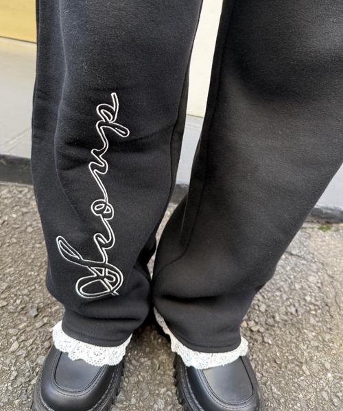 nemne store（ネンネストア）の「【Seoup】裏起毛レーススウェットパンツ（その他パンツ・レディース・杢グレー/ブラック・SMALL/MEDIUM）」の7枚目の写真