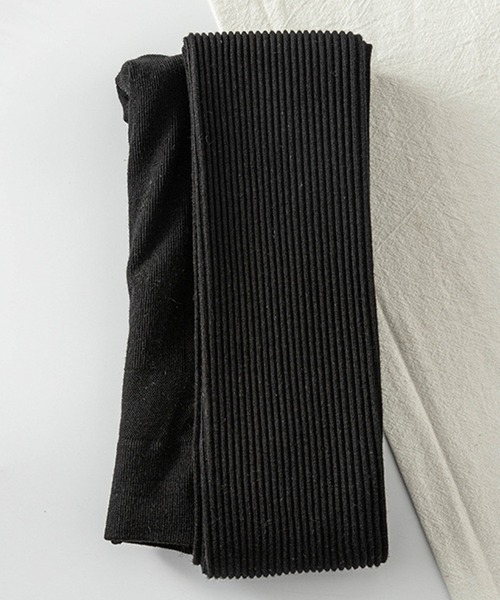 DiamondHearts（ダイヤモンドハーツ）の「リブ細身美脚トレンカ（レギンス/スパッツ・レディース・ダークブラウン/ライトグレー/ホワイト/ベージュ/ダークグレー/グレイッシュベージュ/グレー/ブラック・FREE）」の14枚目の写真