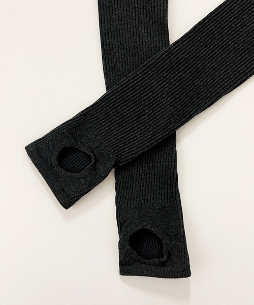 DiamondHearts（ダイヤモンドハーツ）の「リブ細身美脚トレンカ（レギンス/スパッツ・レディース・ダークブラウン/ライトグレー/ホワイト/ベージュ/ダークグレー/グレイッシュベージュ/グレー/ブラック・FREE）」の18枚目の写真