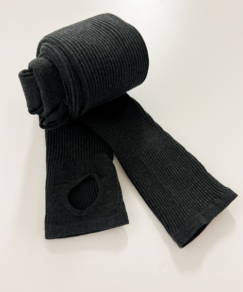 DiamondHearts（ダイヤモンドハーツ）の「リブ細身美脚トレンカ（レギンス/スパッツ・レディース・ダークブラウン/ライトグレー/ホワイト/ベージュ/ダークグレー/グレイッシュベージュ/グレー/ブラック・FREE）」の19枚目の写真