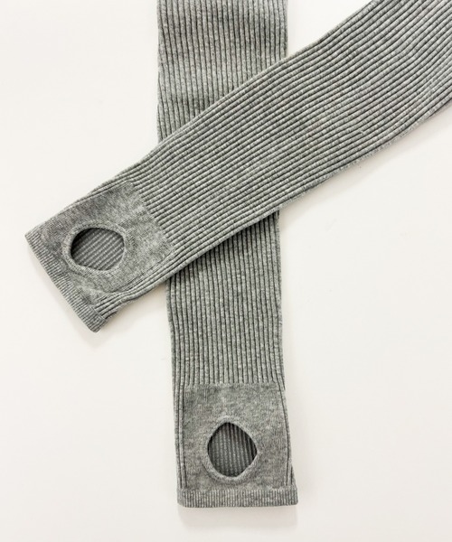 DiamondHearts（ダイヤモンドハーツ）の「リブ細身美脚トレンカ（レギンス/スパッツ・レディース・ダークブラウン/ライトグレー/ホワイト/ベージュ/ダークグレー/グレイッシュベージュ/グレー/ブラック・FREE）」の22枚目の写真