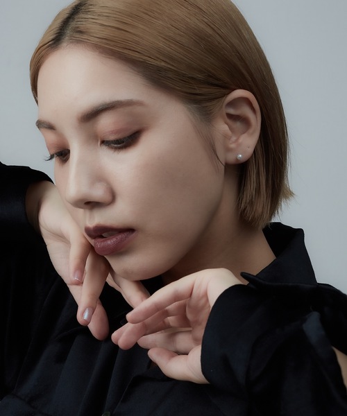 AKEL（アケル）の「【AKEL】アケル/ パールピアス（両耳セット）結婚式/金属アレルギー対応ピアス（サージカルステンレス）（ピアス（両耳用）・レディース・ゴールド・FREE）」の3枚目の写真