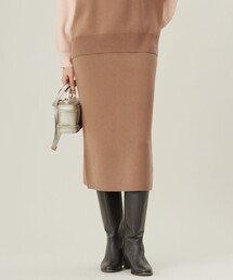 自由区（ジユウク）の「スムージーニット スカート（スカート）」