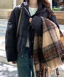 REMUR（レミュール）の「ショート丈中綿ブルゾン（ブルゾン）」