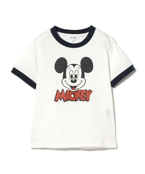 B:MING by BEAMS（ビーミングバイビームス）の「Disney /  MICKEY / リンガー プリント Tシャツ 2025SS（90～150cm）（Tシャツ/カットソー・キッズ・オフホワイト/レッド系その他7・120/110/100/90/150/140/130）」の13枚目の写真