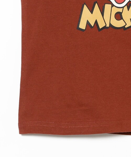 B:MING by BEAMS（ビーミングバイビームス）の「Disney /  MICKEY / リンガー プリント Tシャツ 2025SS（90～150cm）（Tシャツ/カットソー・キッズ・オフホワイト/レッド系その他7・120/110/100/90/150/140/130）」の19枚目の写真