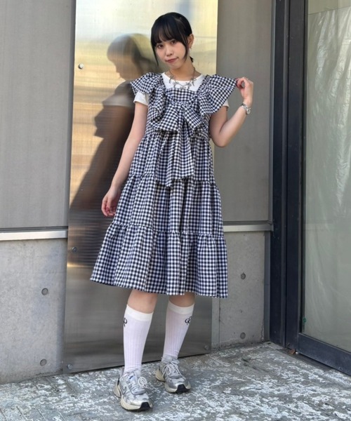 MISS YOU CHECK ONE-PIECE キャンディーストリッパー セール】MISS YOU CHECK ワンピース（ワンピース）｜Candy