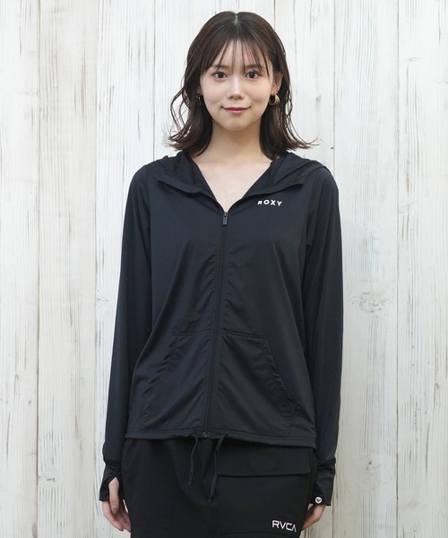 ★ROXY★ ロキシー / ジップアップ ラッシュガード ROXY/ロキシー レディース 長袖 ジップアップ ラッシュガード