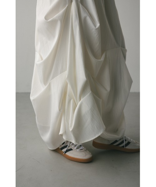 STYLEMIXER（スタイルミキサー）の「【大人気】ランダムタッキングスカート　春服（スカート・レディース・ブラック/ホワイト/グリーン・SMALL/MEDIUM）」の20枚目の写真