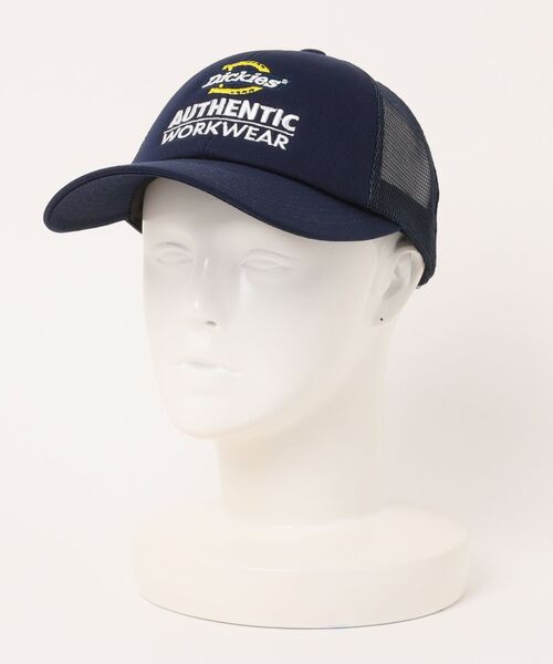 Dickies(ディッキーズ)の「【Dickies】EX LOGO MESH CAP/ロゴ/メッシュキャップ/スナップバック/フリーサイズ/帽子/ディッキーズ(キャップ・メンズ・レッド/ブラウン/ネイビー/ブラック・FREE)」の3枚目の写真