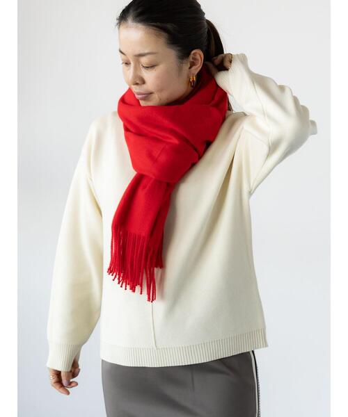 Lugnoncure（ルノンキュール）の「コットンタッチハイネックニット（ニット/セーター・レディース・ミント/チャコールグレー/ピンク/サックスブルー/オフホワイト・F）」の9枚目の写真