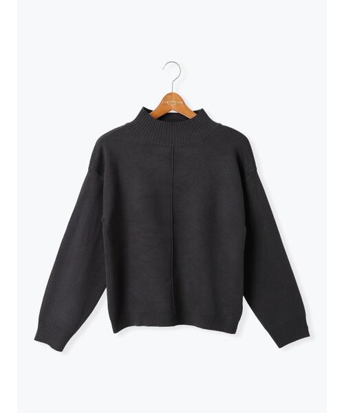 Lugnoncure（ルノンキュール）の「コットンタッチハイネックニット（ニット/セーター・レディース・ミント/チャコールグレー/ピンク/サックスブルー/オフホワイト・F）」の22枚目の写真