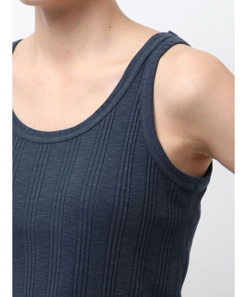 Ungrid（アングリッド）の「ランダムテレコタンクトップ（タンクトップ・レディース・チャコールグレー/オフホワイト/ネイビー/パープル/ブルー/オレンジ・FREE）」の15枚目の写真