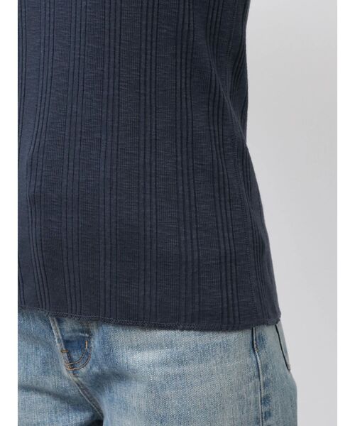 Ungrid（アングリッド）の「ランダムテレコタンクトップ（タンクトップ・レディース・チャコールグレー/オフホワイト/ネイビー/パープル/ブルー/オレンジ・FREE）」の14枚目の写真