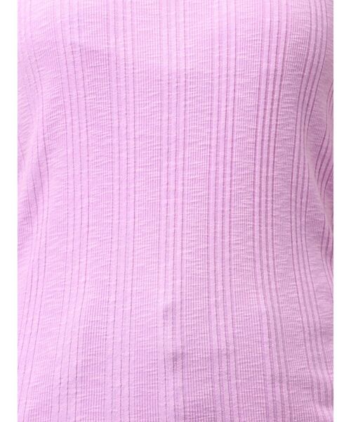 Ungrid（アングリッド）の「ランダムテレコタンクトップ（タンクトップ・レディース・チャコールグレー/オフホワイト/ネイビー/パープル/ブルー/オレンジ・FREE）」の8枚目の写真