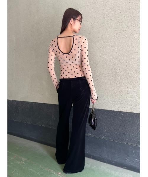 パンツ Velour Minimal Pants Velour Minimal Pants/ベロア ミニマルパンツ（フルレングス