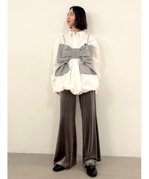 Velour Minimal Pants/ベロア ミニマルパンツ（その他パンツ）｜SORIN