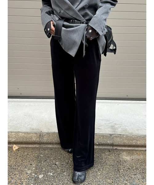 Velour Minimal Pants/ベロア ミニマルパンツ（その他パンツ）｜SORIN