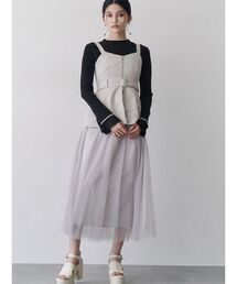 MURUA | チュールジャンパースカート(ジャンパースカート)