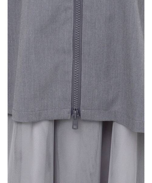 MURUA（ムルーア）の「チュールジャンパースカート（ジャンパースカート・レディース・アイボリー/グレー/ブラック・FREE）」の6枚目の写真