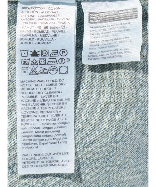Levi's(リーバイス)の「Levi's/リーバイス BLUETAB(TM) TYPE II トラッカージャケット ライトインディゴ MADE IN JAPAN(デニムジャケット・レディース・インディゴブルー・XS/S/M/L)」の8枚目の写真