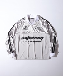 SUGGESTION（サジェッション）の「Glossy soccer long sleeve T-shirt / グロッシーサッカー長袖Ｔシャツ unisex（Tシャツ/カットソー・メンズ）」