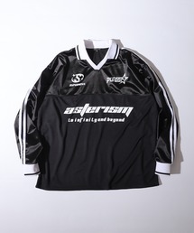 Glossy soccer long sleeve T-shirt / グロッシーサッカー長袖Tシャツ unisex