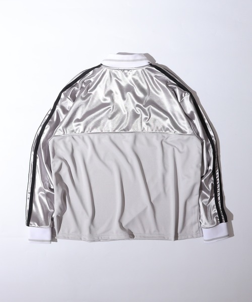 SUGGESTION（サジェッション）の「Glossy soccer long sleeve T-shirt / グロッシーサッカー長袖Ｔシャツ unisex（Tシャツ/カットソー・メンズ・ネイビー/グレー/ブラック・S/M/L）」の11枚目の写真