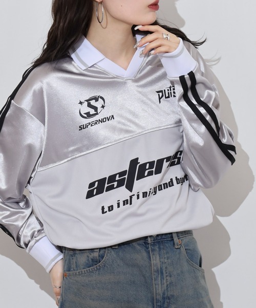 【関税込み】Off-White グリーン Soccer 長袖Tシャツ オフホワイト メンズ Tシャツ 長袖 OFF-WHITE ブランド トップス