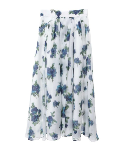 Tiara（ティアラ）の「ギャザーボリュームスカート（セットアップ可）（スカート・レディース・グレー/ホワイト・2/3）」の10枚目の写真