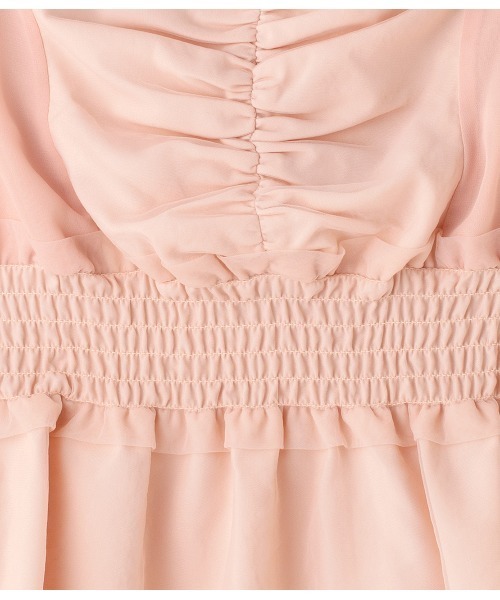 PEACH JOHN（ピーチジョン）の「シフォンシャーリングブラウス（シャツ/ブラウス・レディース・ピンク/ベージュ/モカ・ONE SIZE）」の8枚目の写真