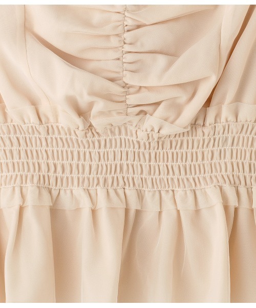 PEACH JOHN（ピーチジョン）の「シフォンシャーリングブラウス（シャツ/ブラウス・レディース・ピンク/ベージュ/モカ・ONE SIZE）」の7枚目の写真