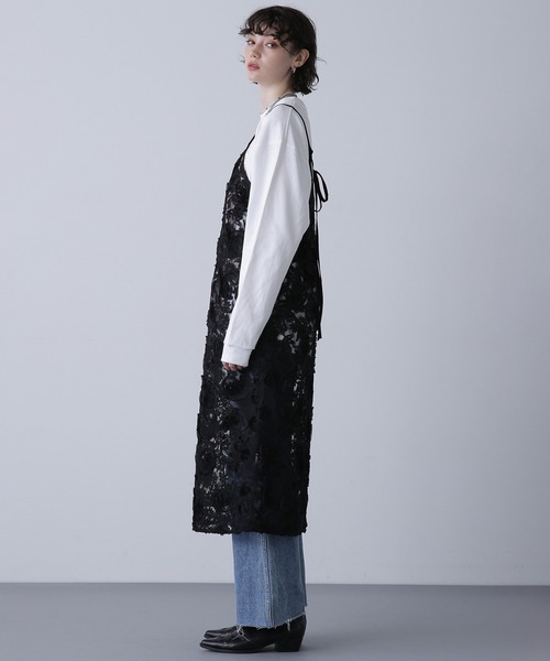 ROSE BUD(ローズバッド)の「2WAYエンブロイダリーレースワンピース(ワンピース・レディース・ブラック/ホワイト・ONE SIZE)」の8枚目の写真
