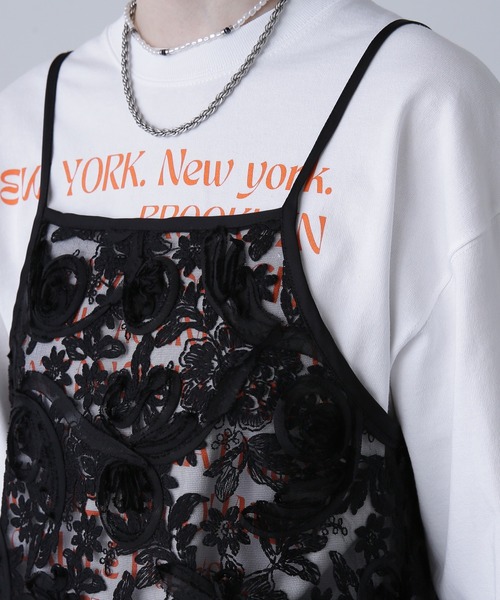 ROSE BUD(ローズバッド)の「2WAYエンブロイダリーレースワンピース(ワンピース・レディース・ブラック/ホワイト・ONE SIZE)」の11枚目の写真