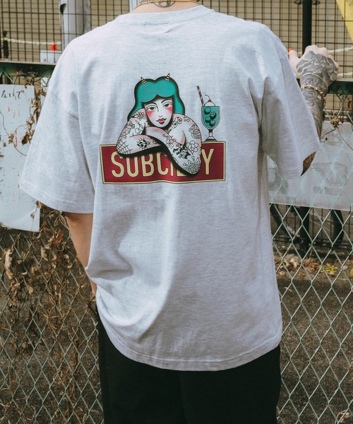 Subciety(サブサエティ)の「innocence tee(Tシャツ/カットソー・メンズ・ブラック/アッシュ/ホワイト・XX-LARGE/X-LARGE/LARGE/MEDIUM/SMALL)」の3枚目の写真