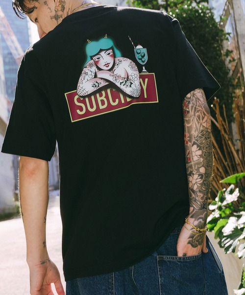 Subciety(サブサエティ)の「innocence tee(Tシャツ/カットソー・メンズ・ブラック/アッシュ/ホワイト・XX-LARGE/X-LARGE/LARGE/MEDIUM/SMALL)」の2枚目の写真