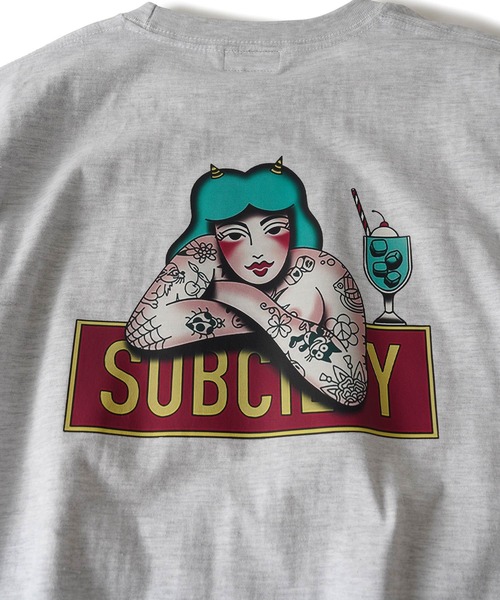 Subciety(サブサエティ)の「innocence tee(Tシャツ/カットソー・メンズ・ブラック/アッシュ/ホワイト・XX-LARGE/X-LARGE/LARGE/MEDIUM/SMALL)」の9枚目の写真