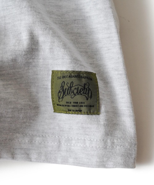Subciety(サブサエティ)の「innocence tee(Tシャツ/カットソー・メンズ・ブラック/アッシュ/ホワイト・XX-LARGE/X-LARGE/LARGE/MEDIUM/SMALL)」の10枚目の写真