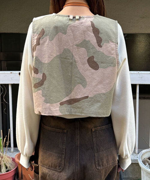 CIAOPANIC(チャオパニック)の「リボンハンティングベスト(ベスト・レディース・カーキ/ブラウン/ベージュ・ONE SIZE)」の22枚目の写真