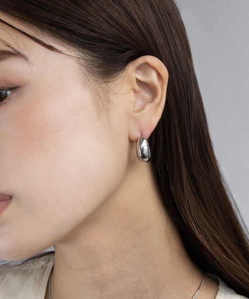 abaskdesign(アバスクデザイン)の「金属アレルギー対応 ドロップデザインピアス M(ピアス(両耳用)・レディース・ゴールド/シルバー・FREE)」の12枚目の写真