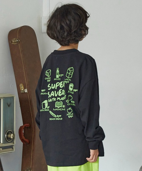 GENERATOR(ジェネレーター)の「ジェネレーター SUPER SAVERS L/S Tシャツ(Tシャツ/カットソー・キッズ・ホワイト/ベージュ系その他/ブラック・M/L/XL)」の4枚目の写真