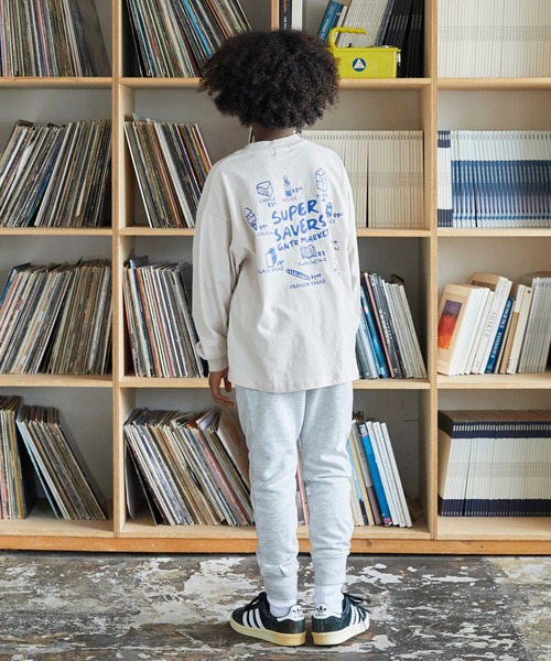 GENERATOR(ジェネレーター)の「ジェネレーター SUPER SAVERS L/S Tシャツ(Tシャツ/カットソー・キッズ・ホワイト/ベージュ系その他/ブラック・M/L/XL)」の8枚目の写真