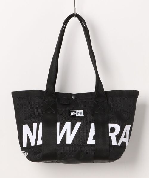 NEW ERA（ニューエラ）の「【NEW ERA/ニューエラ】TOTE BAG MINI（トートバッグ・メンズ・ブラック/ブラック×ホワイト/ブラック系その他/サンドベージュ・FREE）」の2枚目の写真