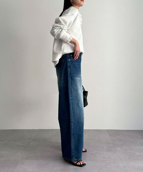 fredy emue(フレディエミュ)の「ドット刺繍フリルカラーブラウス(シャツ/ブラウス・レディース・ベージュ系その他/ホワイト系その他/ブラック系その他/イエロー系その他・38)」の7枚目の写真