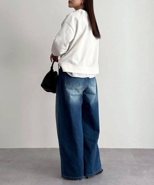 fredy emue(フレディエミュ)の「ドット刺繍フリルカラーブラウス(シャツ/ブラウス・レディース・ベージュ系その他/ホワイト系その他/ブラック系その他/イエロー系その他・38)」の8枚目の写真