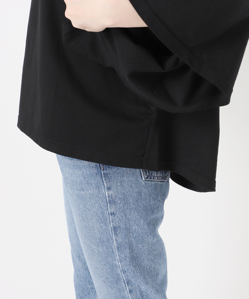 COGTHEBIGSMOKE(コグザビッグスモーク)の「COG THE BIGSMOKE/コグザビッグスモーク LAURA GATHERED SLV TOP(Tシャツ/カットソー・レディース・ホワイト/チャコールグレー/ブラック・FREE)」の21枚目の写真