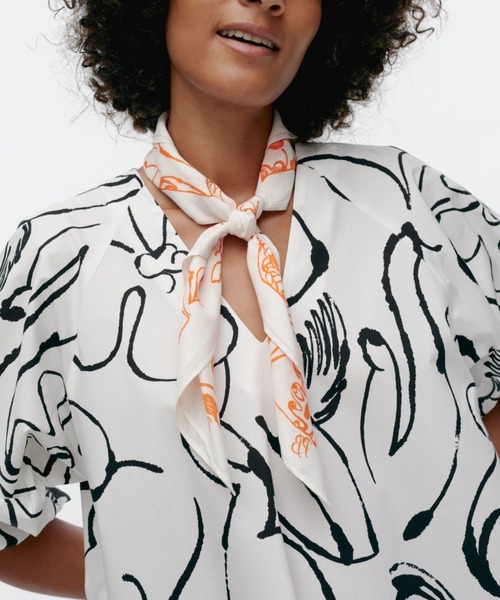 慈雨 アシメトリー 幾何学 ゆったりロングコート