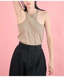 Settimissimo（セッティミッシモ）の「カップ付き エッジカット アメスリ タンクトップ（タンクトップ）」