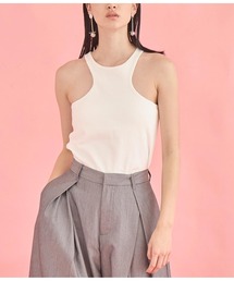 Settimissimo（セッティミッシモ）の「カップ付き エッジカット アメスリ タンクトップ（タンクトップ）」